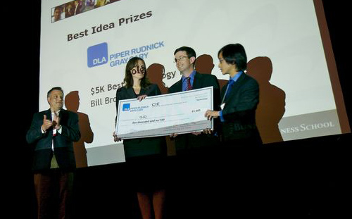 Leo Lam and teammates at awards presentation